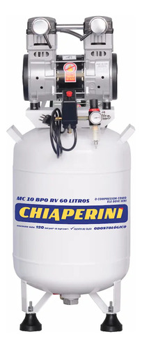 Chiaperini Mc10 Bpo Rv 60 L Compressor Odontologico 127v S.m