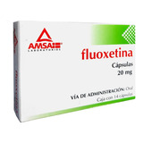 Fluoxetina 20mg Con 14 Tabletas 