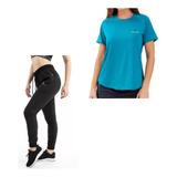 Pantalon Micofibra Dama Pmicroluxd Ng + Remera Tur Cuo S Int