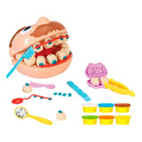 Kit Dentista Plastilina Muelitas Juguete Didácticos Niños