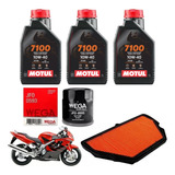 Kit Service Honda Cbr 600 F4 Motul 7100 Filtros Sia++