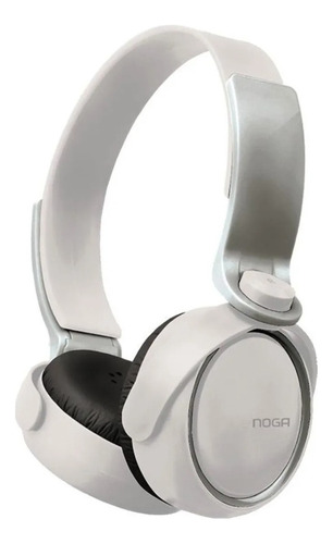 Auriculares Manos Libres Con Cable Celular Pc Noga Ng-904 Color Blanco