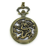 Reloj Bolsillo Vintage Gran Dragon Quartz Al18