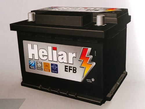 Bateria Heliar 60 Efb Start Stop Citroen C3 C4 Cactus Lounge