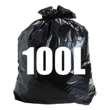 Pacote Saco De Lixo Preto Econômico 100 Litros 25 Unidades