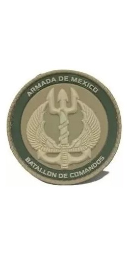 Insignia Parche Tactico De Pvc Batallon De Comandos Marina 