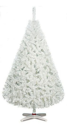 Arbol Monarca Navidad De Lujo Blanco 130 Cm Frondoso Pino