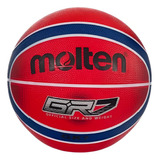 Balon Molten Baloncesto Bgrx7 Exterior Hule Baloncesto No.7 Color Rojo/azul