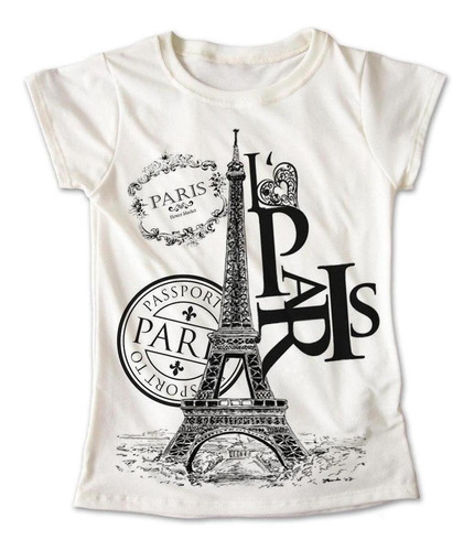 Blusa Paris Colores Playera Estampado Torre Eiffel 008