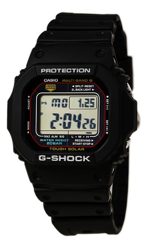 Casio Gwm5610-1 G-shock Para Hombre, Multibanda De Resina Ne