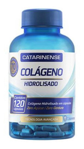 Colageno Hidrolizado 120 Caps - Catarinense Pharma Sabor Sem Sabor
