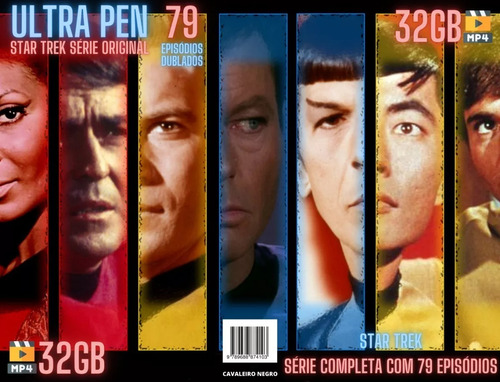 Pen Drives Série Star Trek Jornada Nas Estrelas Completa