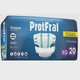 Fralda Geriátrica Protfral Premium Noturna Xg - 20 Unidades
