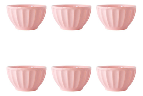 Set X 6 Unid Bowl Ceramica Cuenco Compotera Vintage 500cc