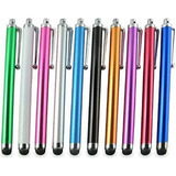 Zeimax 10 Pcs Stylus Set Aqua Azul / Negro / Rojo / Rosa / P