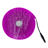 5m Mangueira Fita Led 12v Neon Corte2,5cm Alto Brilho+ Fonte Cor Da Luz Roxo 110v/220v