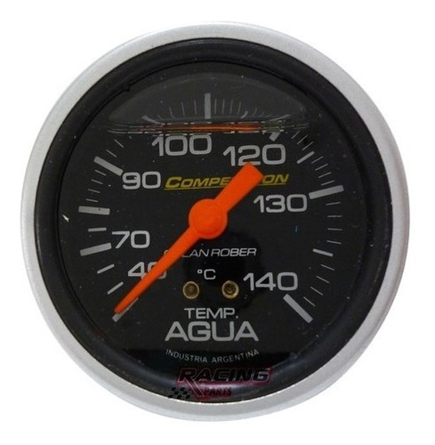 Reloj Temperatura De Agua Competicion 60mm Glicerina 4mt