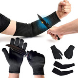 Guantes+mangas Proteccion Anticorte Hilo Acero Inox Nivel 5