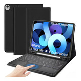 Capa Com Teclado Touchpad Sem Fio Para iPad Air 4ª 5ª 10.9''