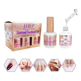 Gel Fortalecedor Cristal Base/pegamento/5 En 1 Para Uñas 6pz