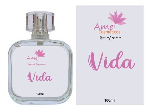 Perfume Vida 100ml-amei Cosméticos-frag. Import.