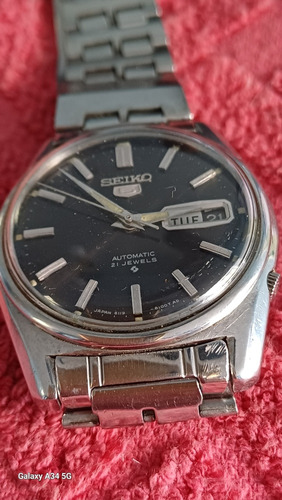 Relógio Seiko Automático 6119 7430 Da Década De 1970 Ótimo 