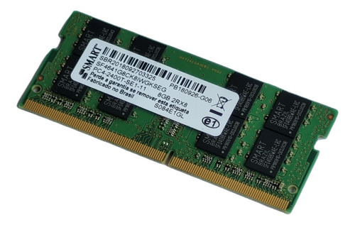 Memoria Smart 8gb Pc4-2400t  2rx8