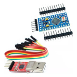 Arduino Pro Mini 5v 16mhz Atmega328 + Programador Usb A Ttl 