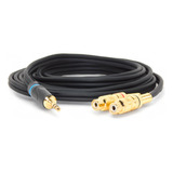 Cable Audio Pro Miniplug A Dos Rca Hembra Professional
