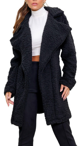 Sobretudo Casado Pelo Sherpa Teddy Feminino Elegante Feminin