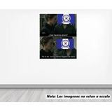 Vinil Pared 80cm Lado Cruz Azul Campeón 2021 Memes 0036