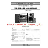 Esquema E Serv  Som Toshiba Ms 6530 Ms6530 Ms6530cd  Em Pdf