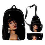 Selena Quintanilla Sakura Women Mochila 3pcs/set Teenager B