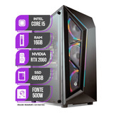 Pc Gamer Mancer, Intel I5, Rtx 2060, 16gb Ddr4, Ssd 480gb