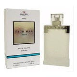 Perfume Paris Bleu Rich Man Aqua Eau De Toilette 100ml Com Selo Adipec