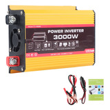 Inversor De Coche 3000w Convertidor De Potencia Dc12v-ac110v