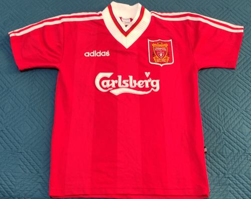 Jersey Liverpool 1995-96 adidas Original De Epoca De Colecc