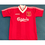 Jersey Liverpool 1995-96 adidas Original De Epoca De Colecc