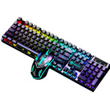 Youcyynb Combo Mecanico De Teclado Y Mouse D320 Con Cable, T