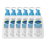 Combo X6 Cetaphil Espuma De Limpieza Suave 236 Ml