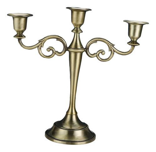 Candelabro De 3 Brazos, Candelabro Cónico, Adorno