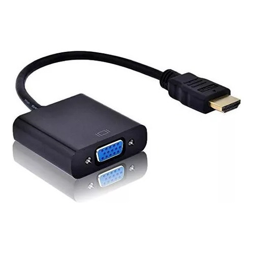 Cable Adaptador Conversor Hdmi A Vga + Audio Plug Monitor Pc