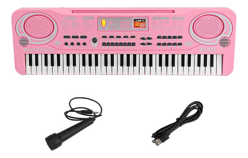 1 Teclado De Piano Para Niños, 61 Teclas De Órgano