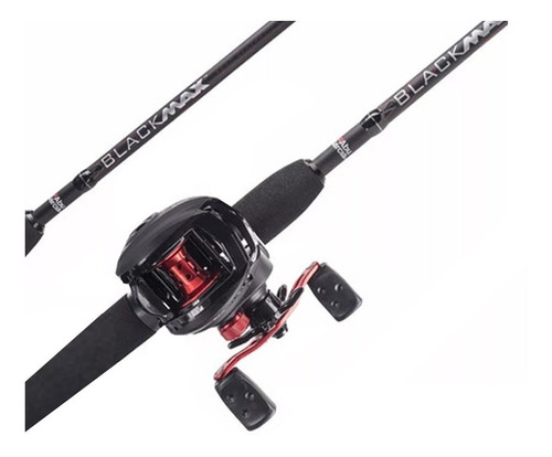 Combo Abu Garcia Black Max Reel + Caña 1.98mt 8-15 Libras