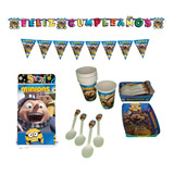 Kit Decoracion Completo Vasos+platos Minions 24niños