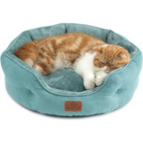 Bedsure - Cama Lavable Para Perros Y Gatos Pequeños Color Azul Claro Diseño Pequeña