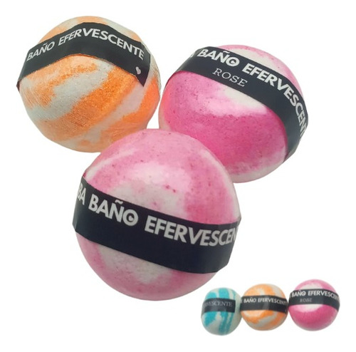 Pack X 3 Bombas De Baño Efervescentes! Calidad,premium Relax