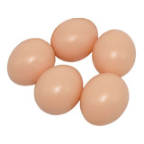 25 Huevos Plásticos Falsos De Gallina