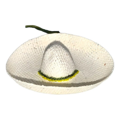 50 Sombrero Miniatura Adorno Mexicano Liso 5 Cm Fiesta Mex Color Natural | MercadoLibre