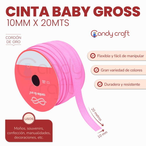 Cinta Baby Gross 1 Cm X 20 Metros